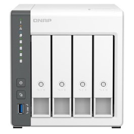 QNAP TS-433-4G NAS de 4 bahías, 4 GB RAM, Blanco
